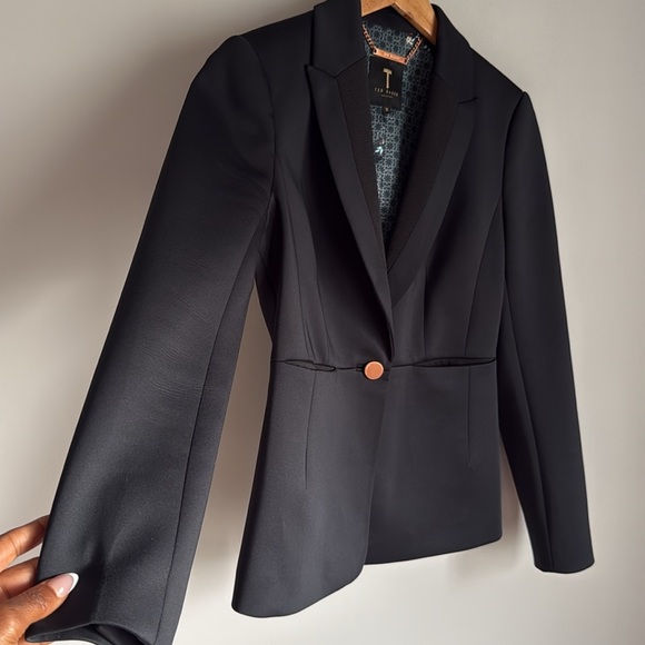 Ted Baker Gresa Ottoman Contrast Jacket 6 - Picture 3 of 12